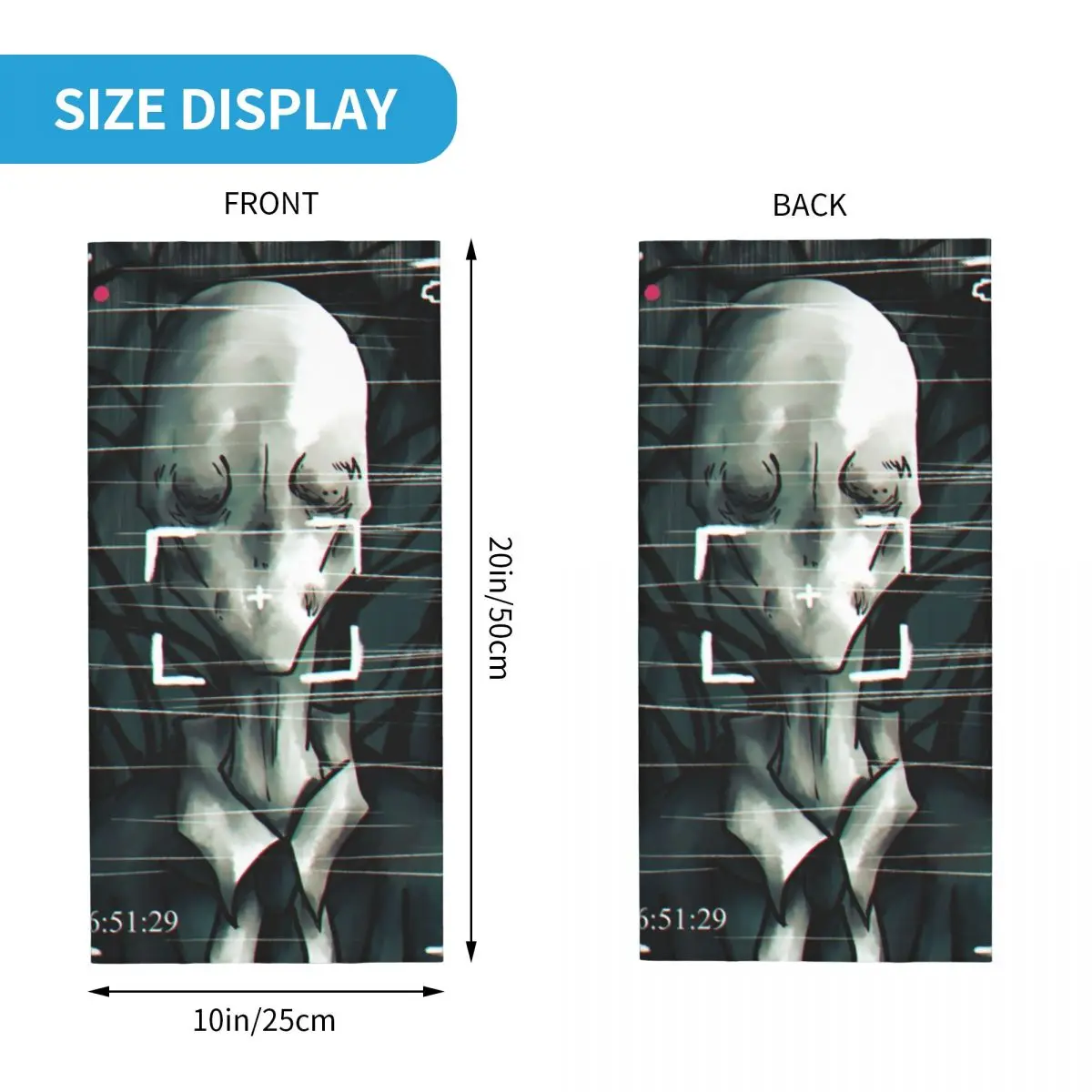 Бандана Slenderman обогреватель шеи для мужчин и женщин зимний походный лыжный шарф