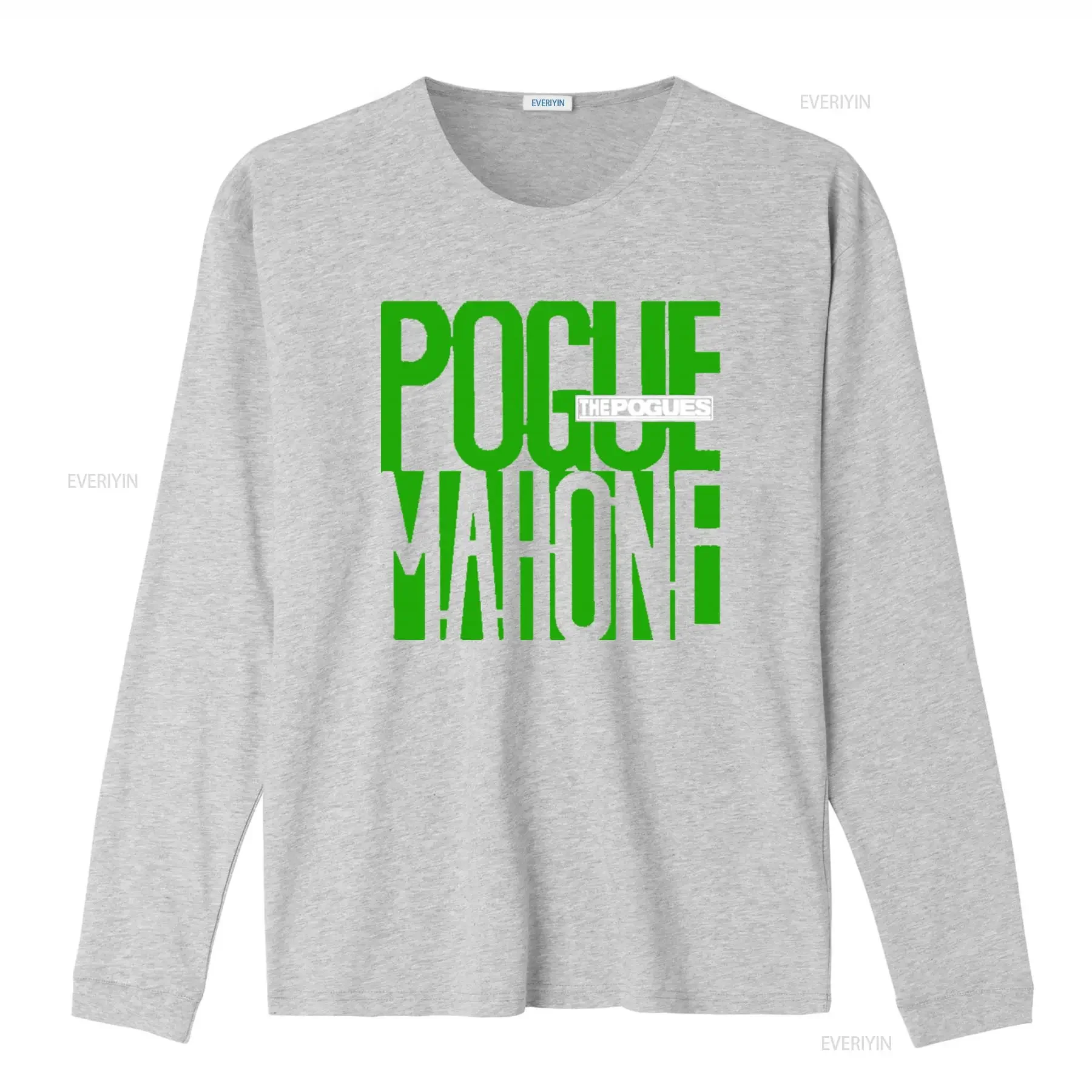 Фото Футболка The Pogues в стиле альбома Pogue Mahone, дизайн МакГуоуна, для фанатов, винтажная, с эффектом потертости, унисекс, слегка эластичная, мягкая. №4