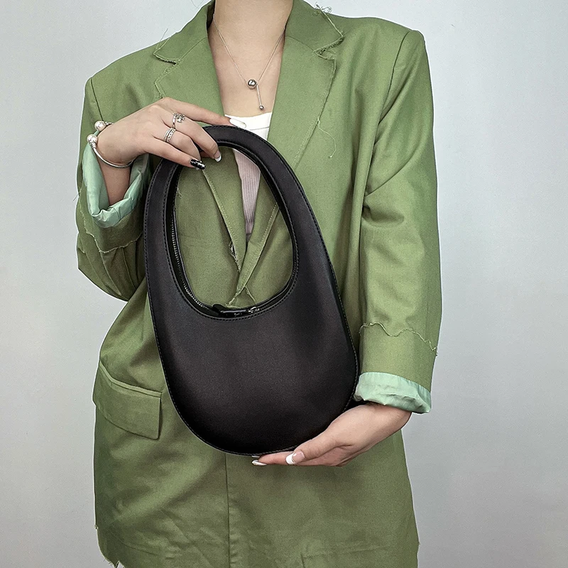 

Ins Niche Oval Goose Egg Designer Handbags 2022 New High-quality Versatile Shoulder Handbag Stitching All-match Womens Bag