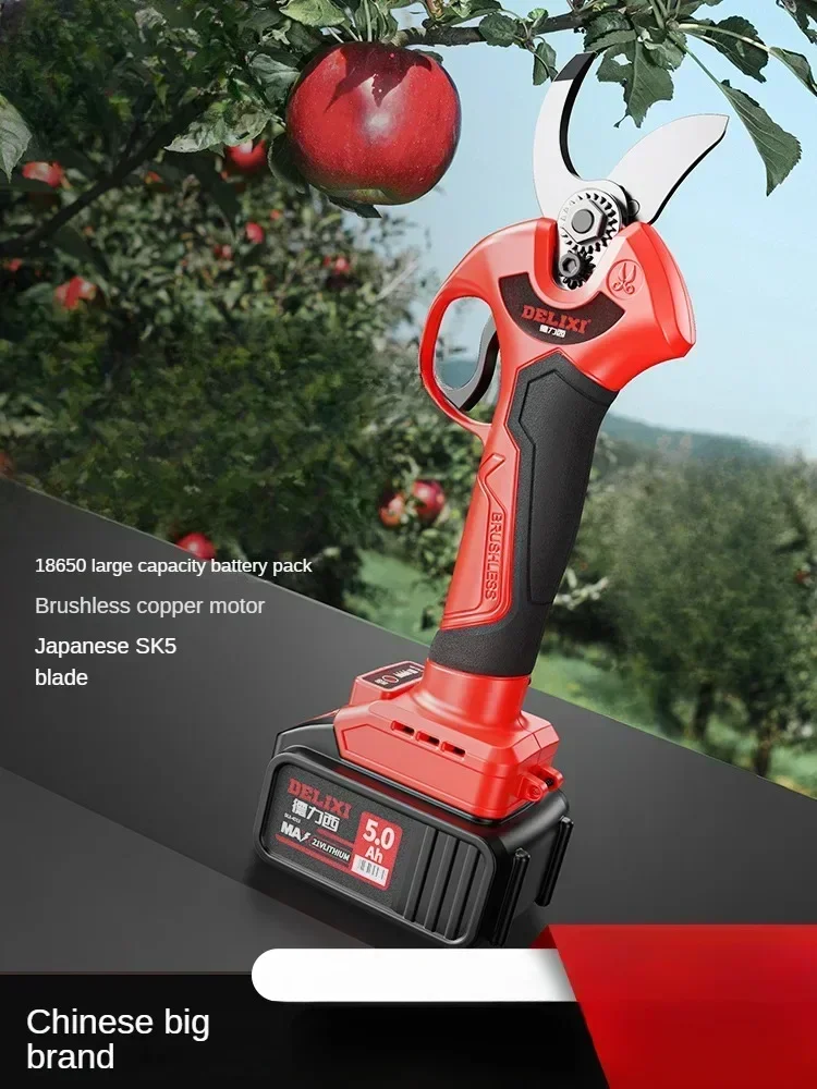 Мощные электрические ножницы для обрезки фруктовых деревьев с бесщеточной и