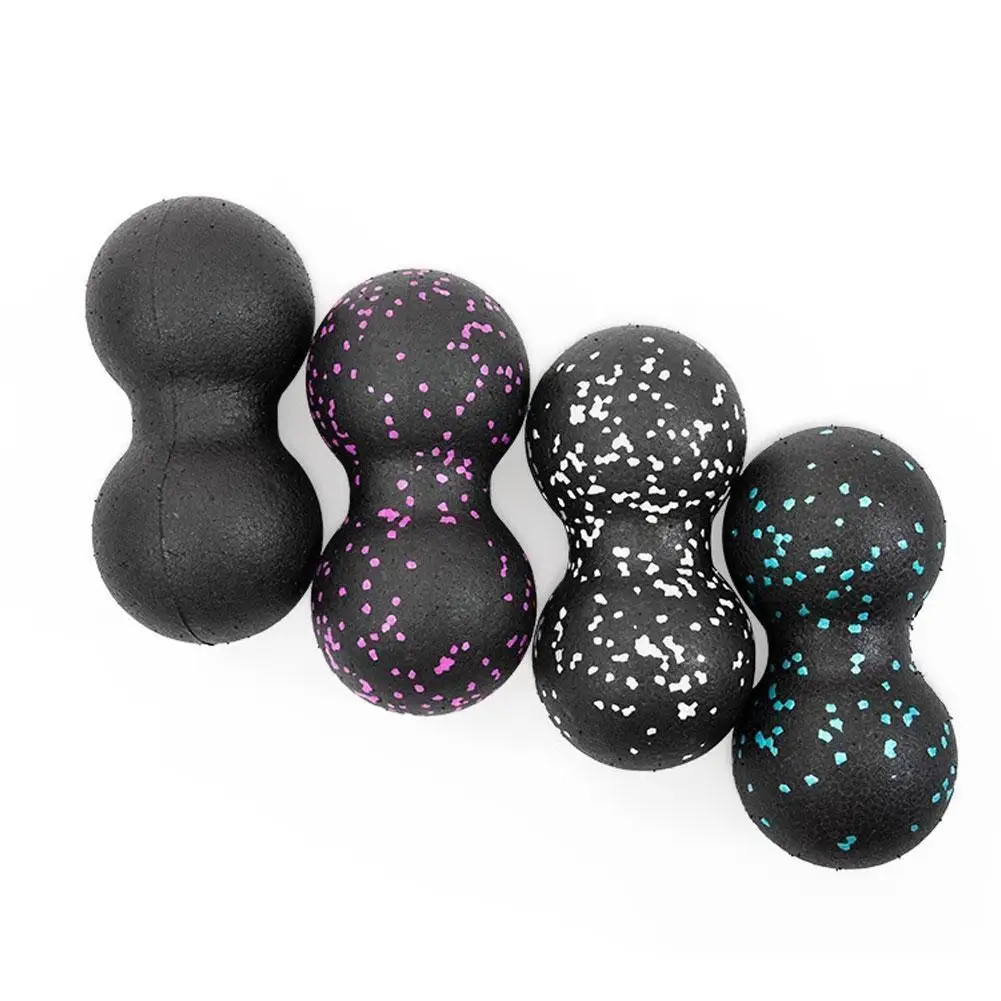 

16*8cm Epp Fitness Ball Double Lacrosse Massage Ball Mobility Peanut Ball For Self-myofascial Release Deep Tissue Y2a2