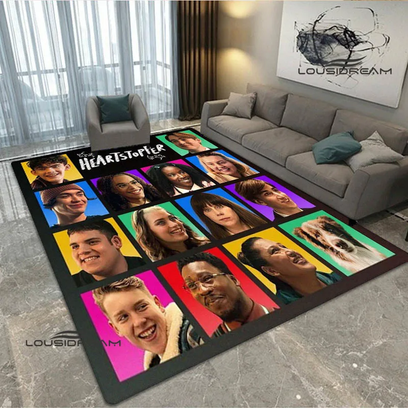 

Heartstopper printed carpet bedroom decor living room decoration floor mats Non -slip carpet Fashion yoga mat birthday gift