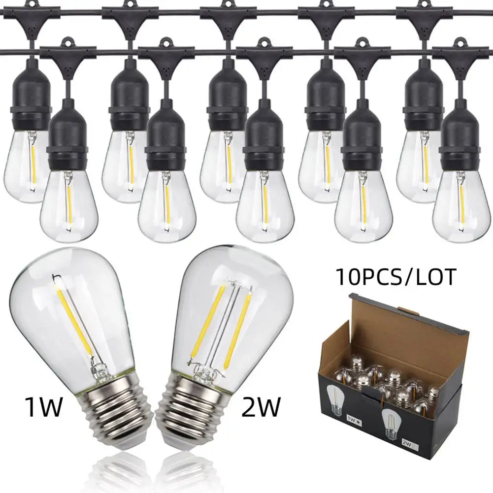 Plastic Led Medium Screw Base  Bulbs 1w 2w