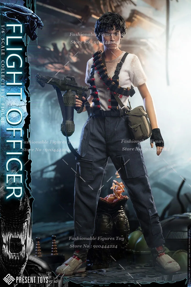 PRESENT TOYS PT-sp60 1/6 Женский солдат Полетный офицер Ripley 12 дюймов Полный набор Фигурка