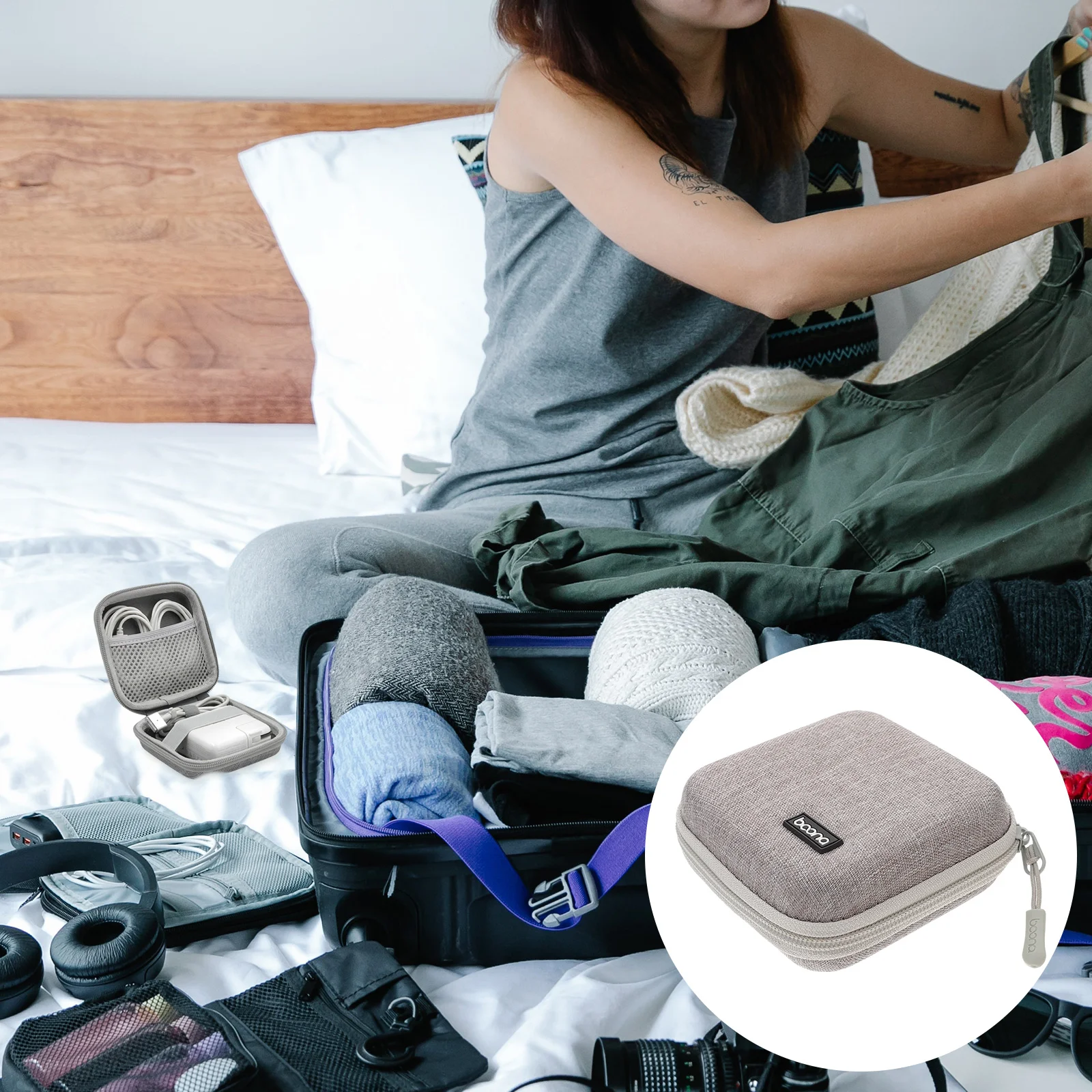 

Мужской рюкзак с цифровым устройством для путешествий