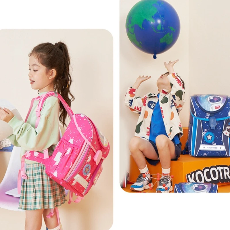 Children Cartoon Starry Sky Unicorn Astronaut Backpacks for Students New Primary Girl Boy British Style Fashion Cute Schoolbags