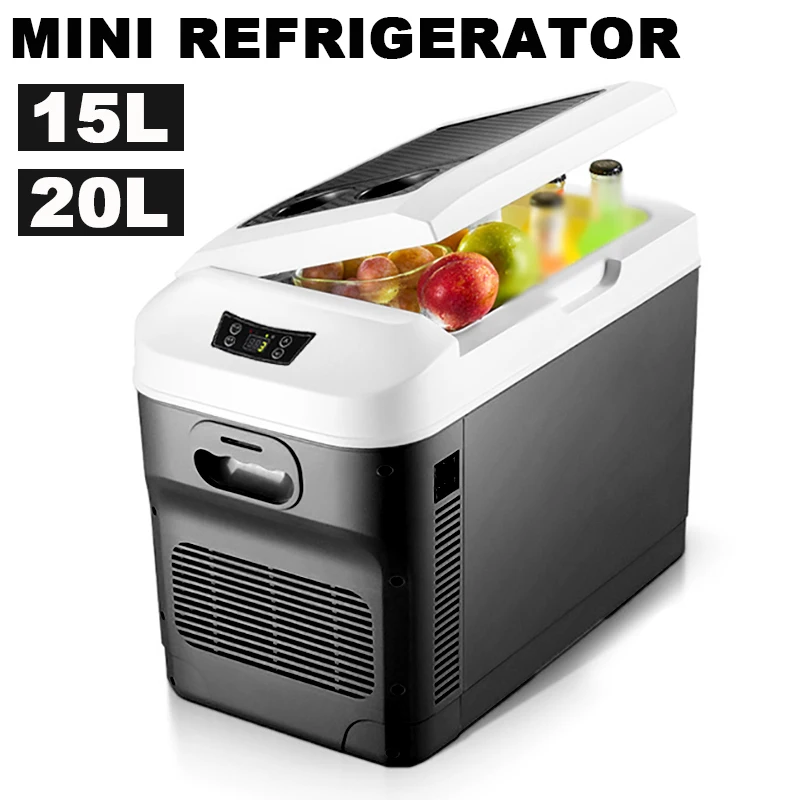 Digital Display Screen Outdoor Camping Picnics Car Refrigerator