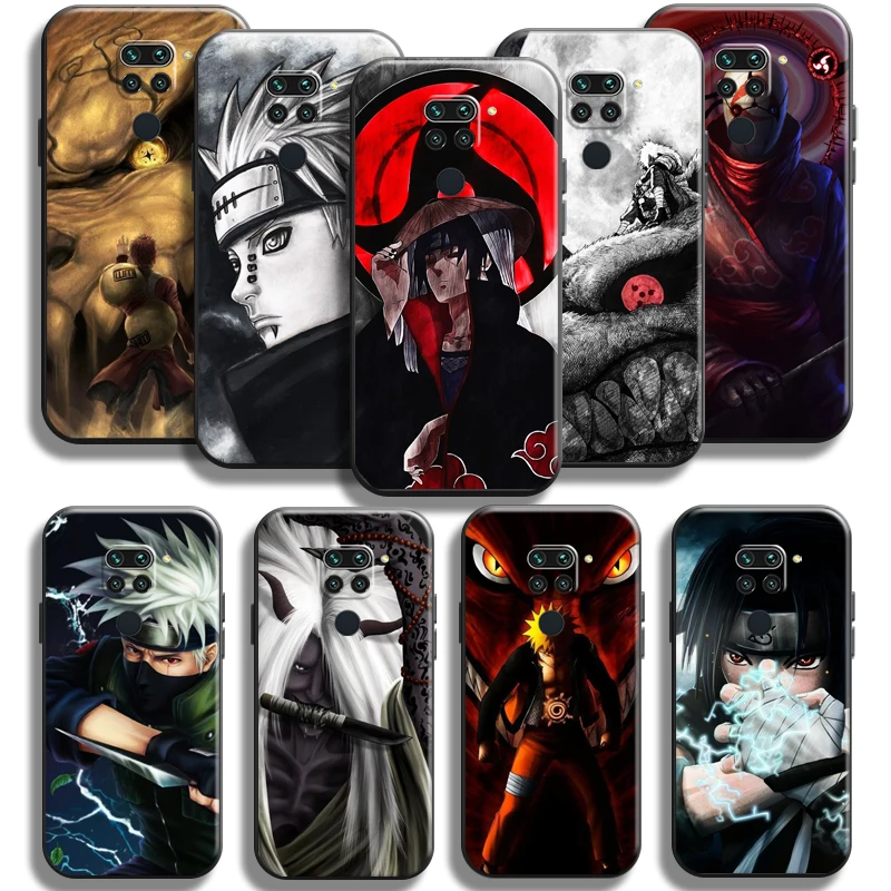 

Naruto Akatsuki Anime Phone Case For Xiaomi Redmi Note 9 Pro Redmi Note 9 9T 5G Carcasa Silicone Cover Back Coque Funda