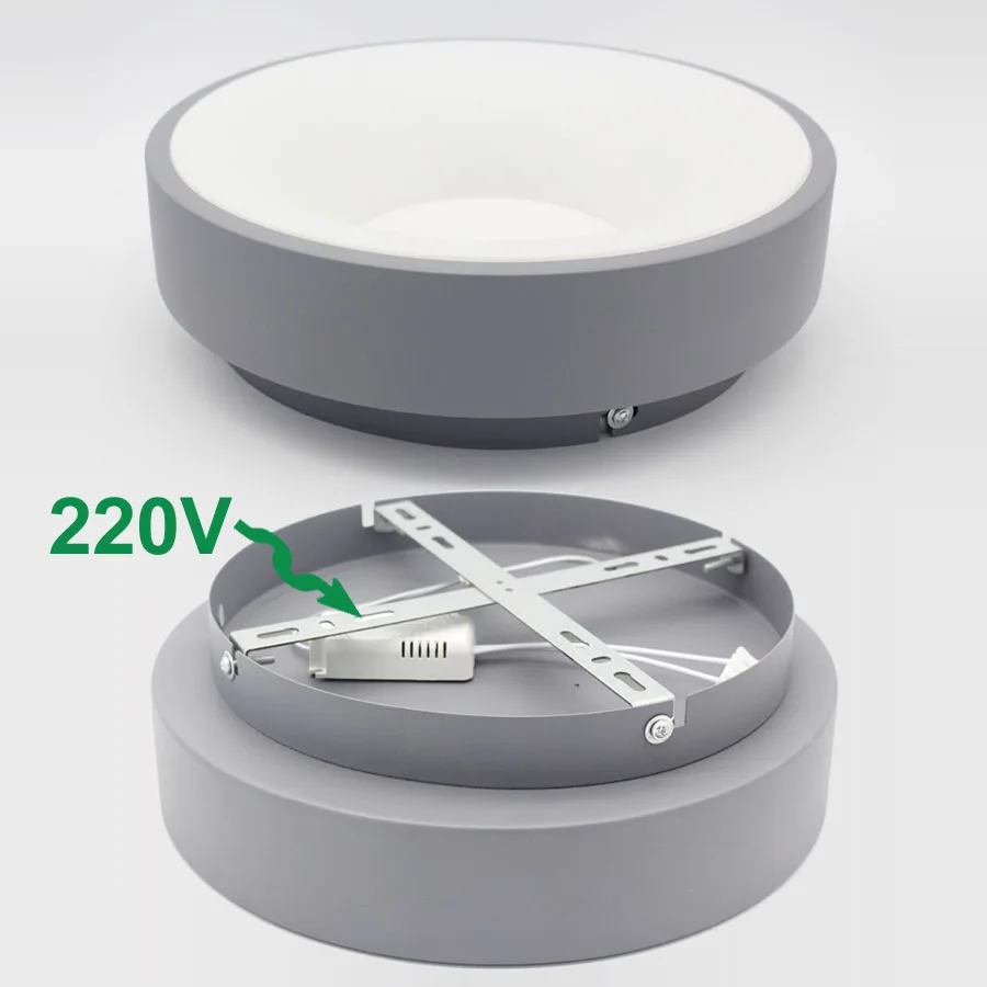 $38.32 White Ceiling Lights for Living Room Home Decoration Modern Led Panel Light Led Light Fixture Plafon Led Techo Plafondlamp