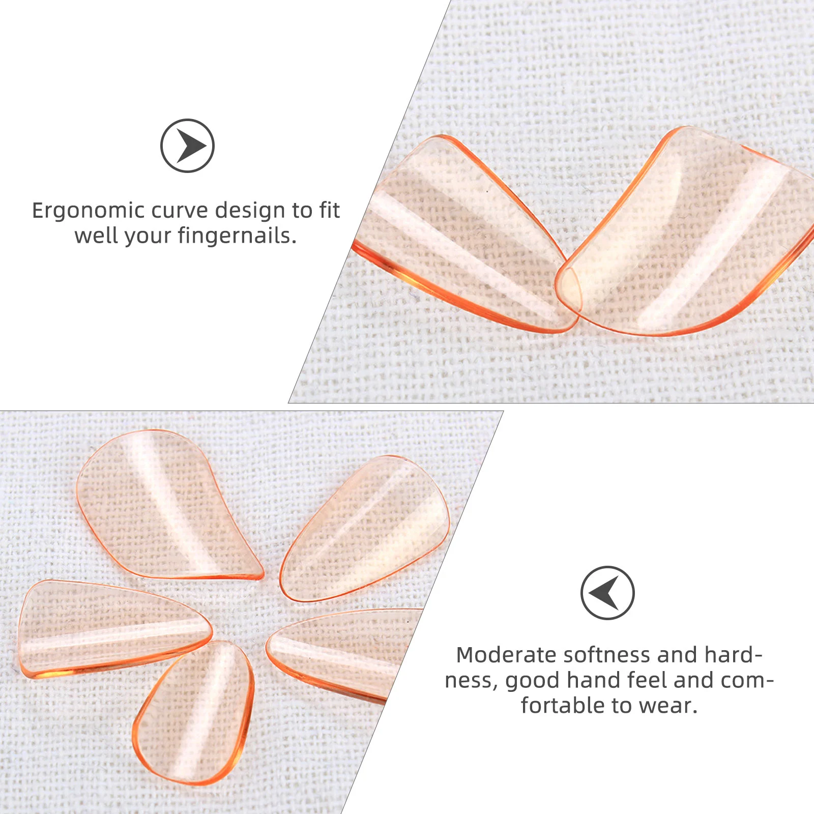 5 шт. кусочки ногтей музыкальные аксессуары для взрослых искусственный