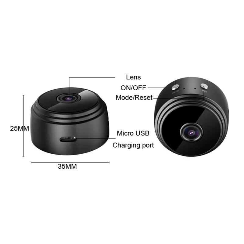 IP-камера видеонаблюдения 1080P Wi-Fi с датчиком движения |