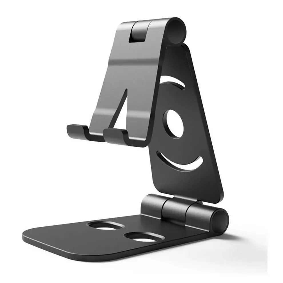 

Portable Mini Mobile Phone Holder Foldable Desk Stand Holder 4 Degrees Adjustable Universal for iPhone Andorid Phone
