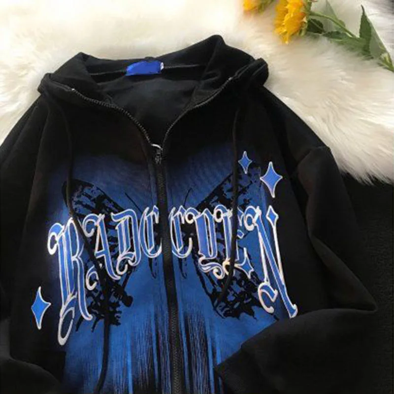 

Утепленная толстовка в стиле хип-хоп, винтажные худи, уличная одежда, женские пуловеры оверсайз с длинным рукавом в стиле Харадзюку на осень, Повседневная мода 2022