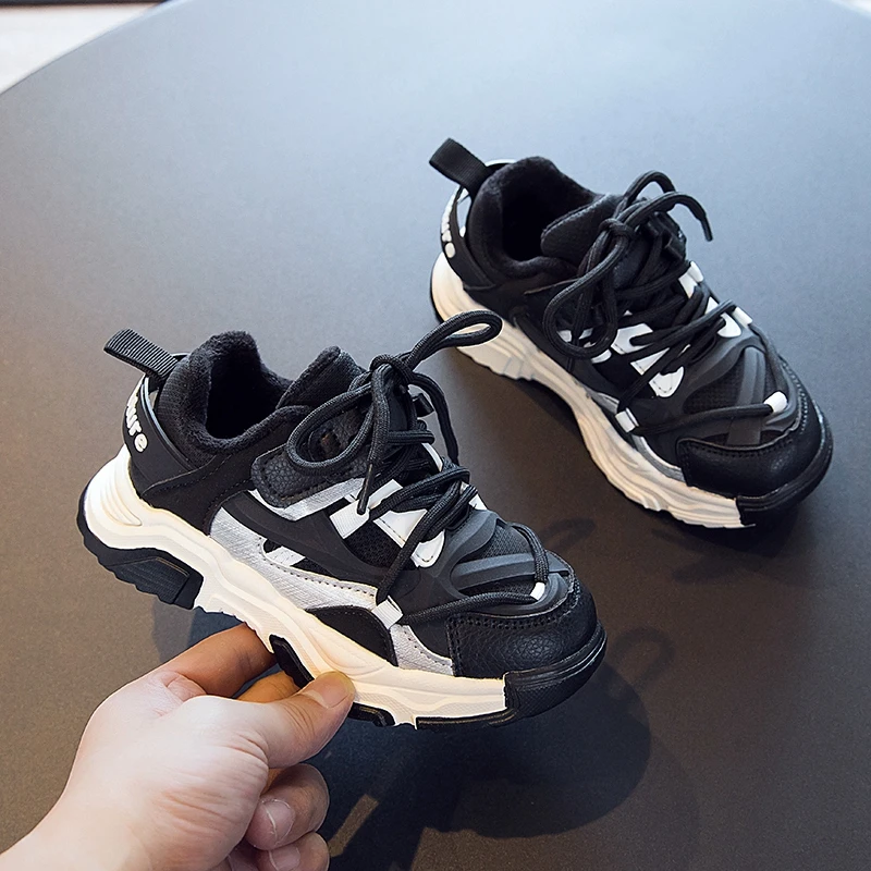 

New Autumn and Winter Children's Flat Shoes Girls Boys Fashion Children's Footwear Casual Comfortable Non-Slip Wear Shoes