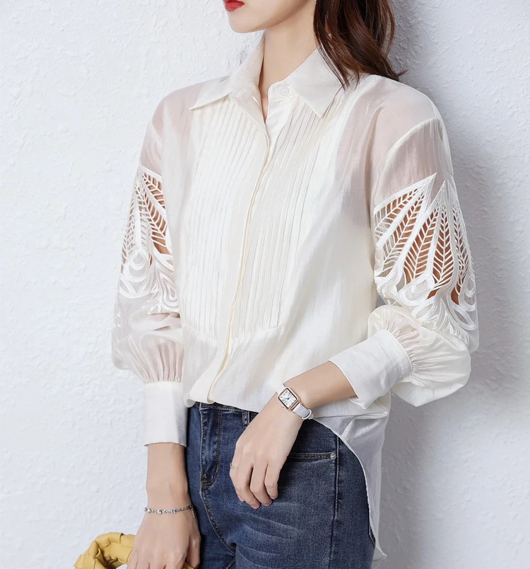 

J GIRLS Women Blouse Elegant Casual Office Ladies Shirt 2022 Designer Fashion Vintage Fairy Puff Long Sleeve Blouses Shirts Tops