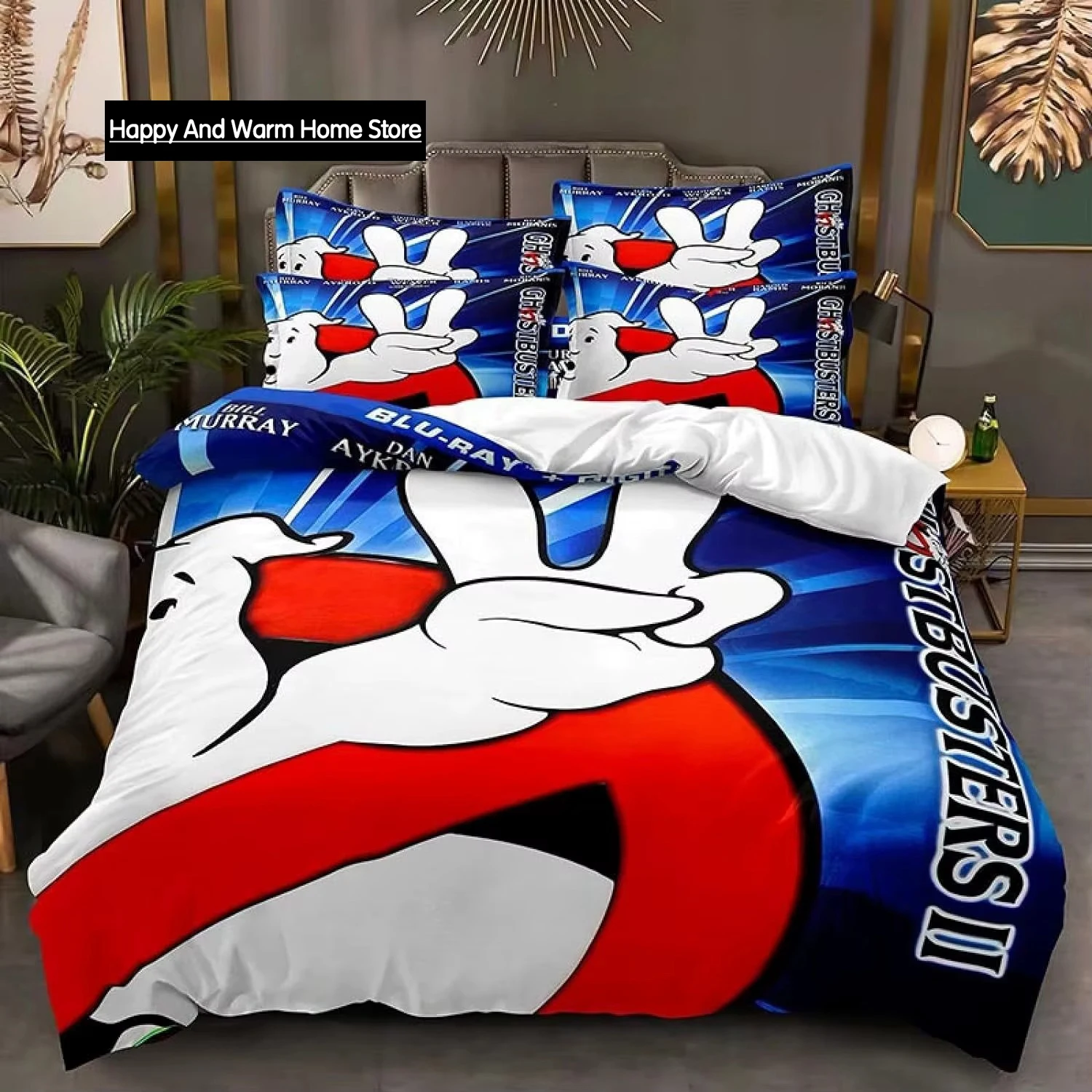 Комплект постельного белья Охотники за привидениями с 3D-печатными персонажами