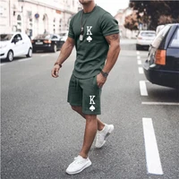 2022 solid color mens tracksuits oversized t shirts sets two piece men clothing suit y2k sportswear man trend t shirt for men