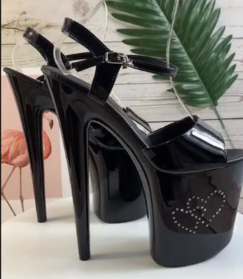 LAIJIANJINXIA Новинка 20 см/8 дюймов PU верхняя мода сексуальные экзотические высокие