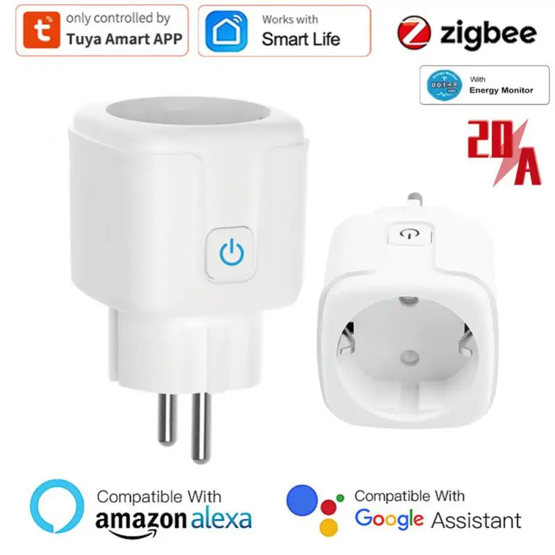 

Умная розетка с поддержкой Wi-Fi/Zigbee, 20 А