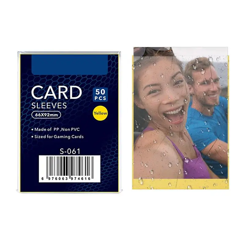 

Рукава для карточек, рукава для коллекционеров, цветная пленка для карточек, водонепроницаемые уплотненные рукава для листов для фотокарточек, защитный альбом для фотокарточек