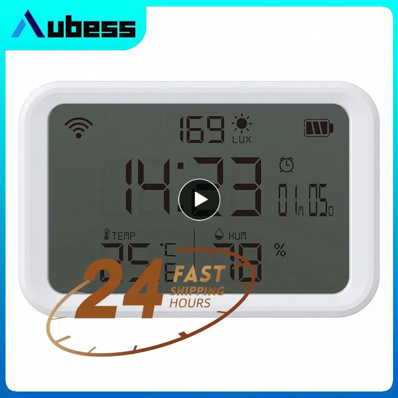 

Light Detector Tuya Smart Wifi Remote Control Smart Temperature And Humidity Sensor Works With Alexa Google Lcd Screen