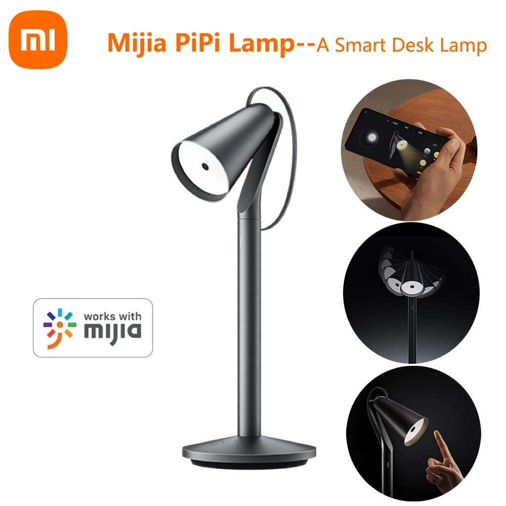 Xiaomi Mijia Pipi Lamp Gesture Control Smart Desk Lamp Senseless Following Lighting Intelligent Linkage Work with Mi Home APP