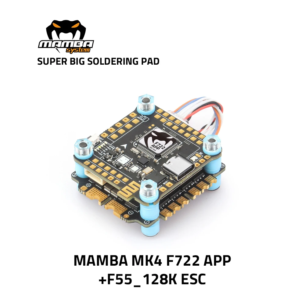 Diatone Mamba F722 APP MK4 ICM42688P + F55 128K 55A 4in1 ESC