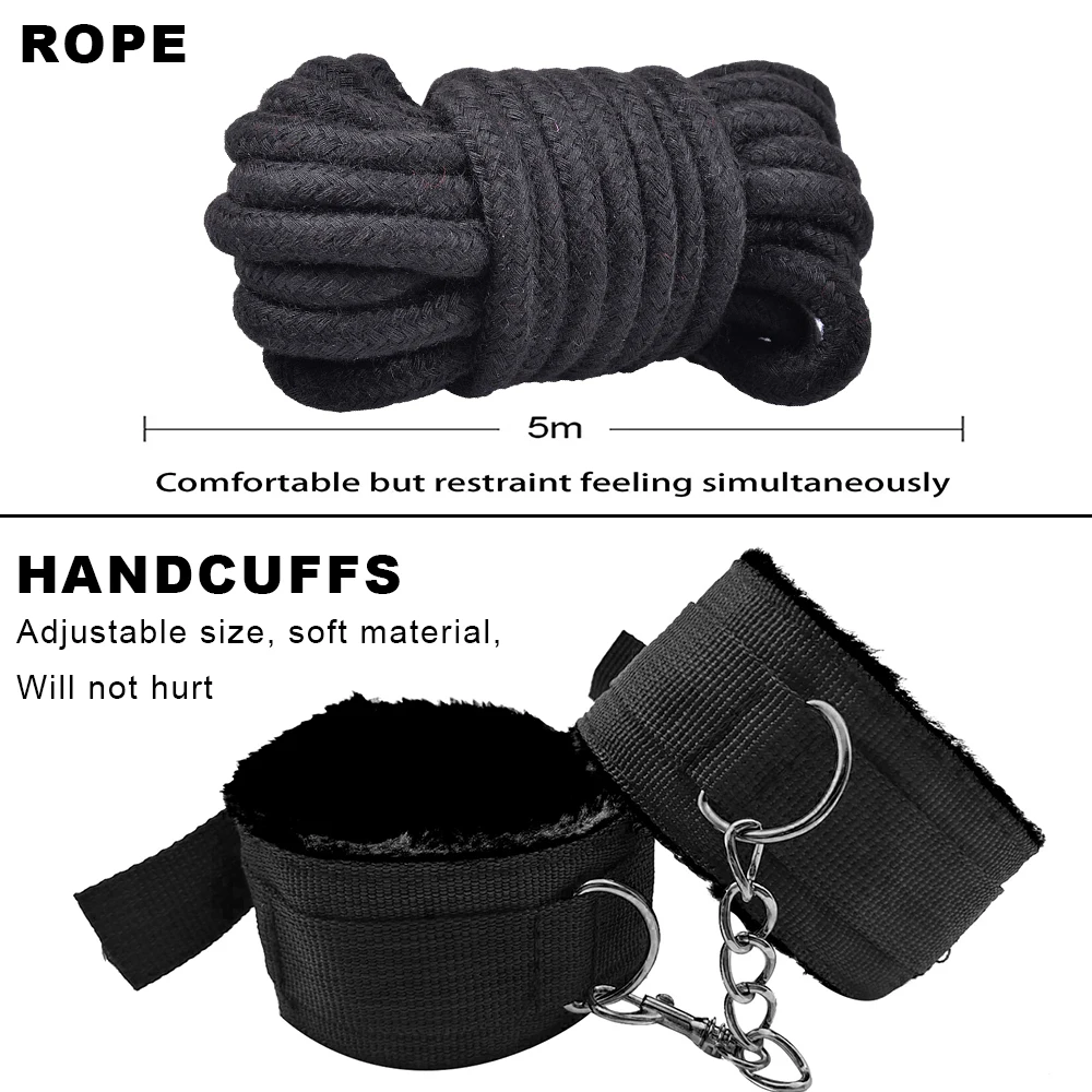 Набор для БДСМ-игрушки в кровать