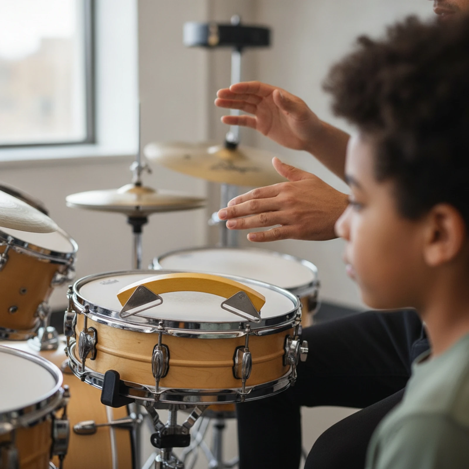 Блок для крепления обода барабана Rim Click Block Arched Snare Drum Rims Riser Block, натуральный сатин, легко устанавливается, для барабанщиков, студий звукозаписи (art.: 3920dc19203e0) - 3920dc19203e0