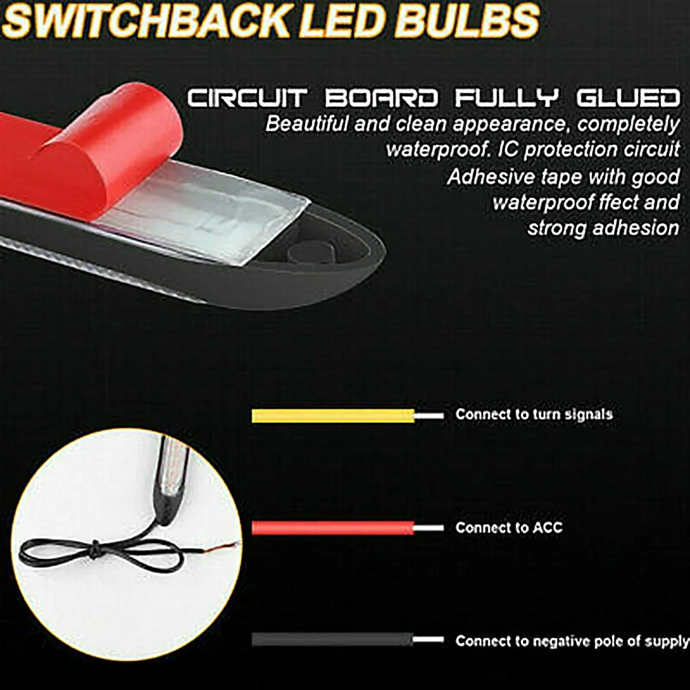 2 шт. универсальные фонари для дневных ходовых огней