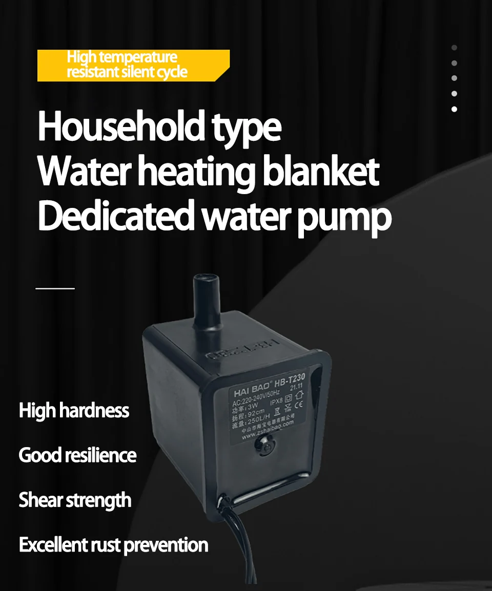 Насос циркуляционного насоса 220 В переменного тока для нагрева воды