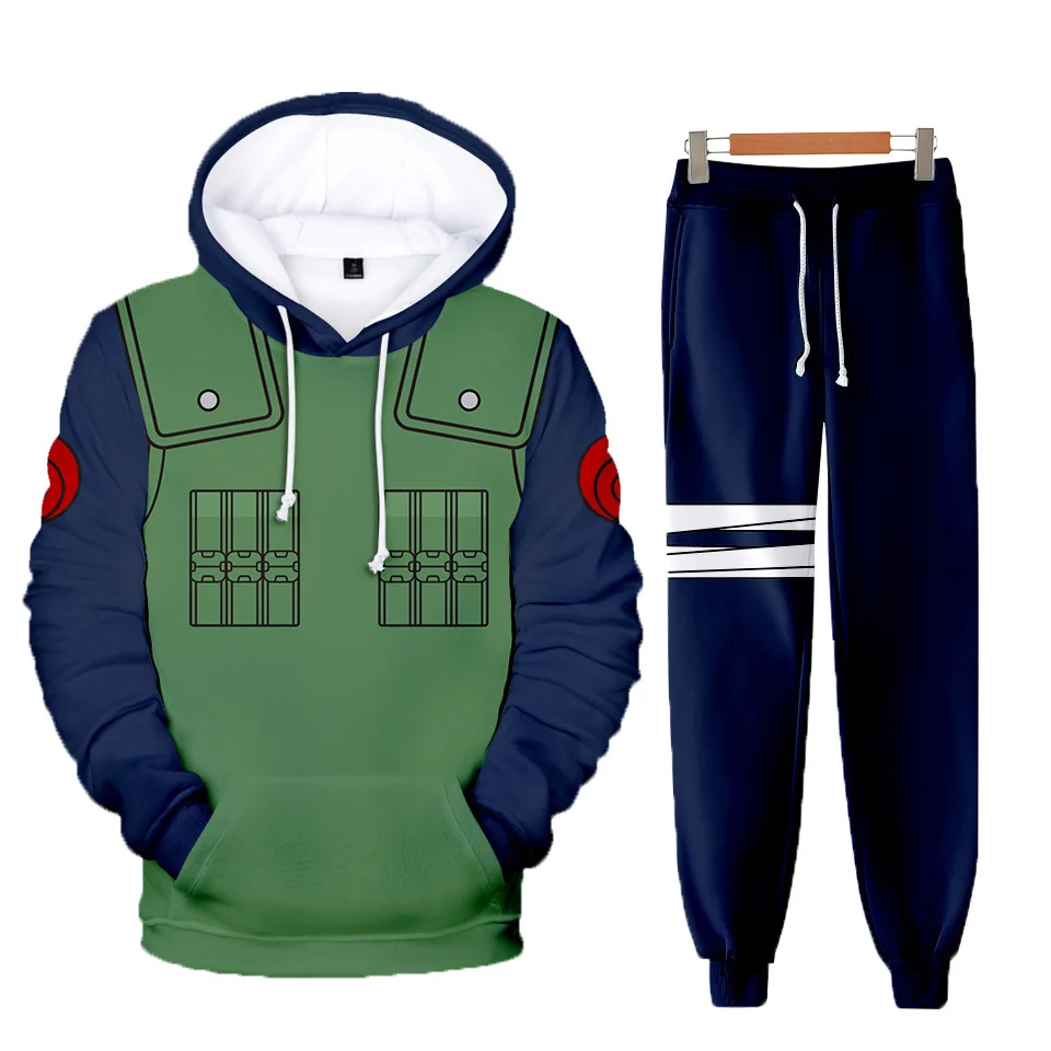 

New Spring Autumn Manga Children Clothing Sets Boys Sleepwear Clothes Kids Anime Children's Set Baby Girls Cartoon Hoodies
