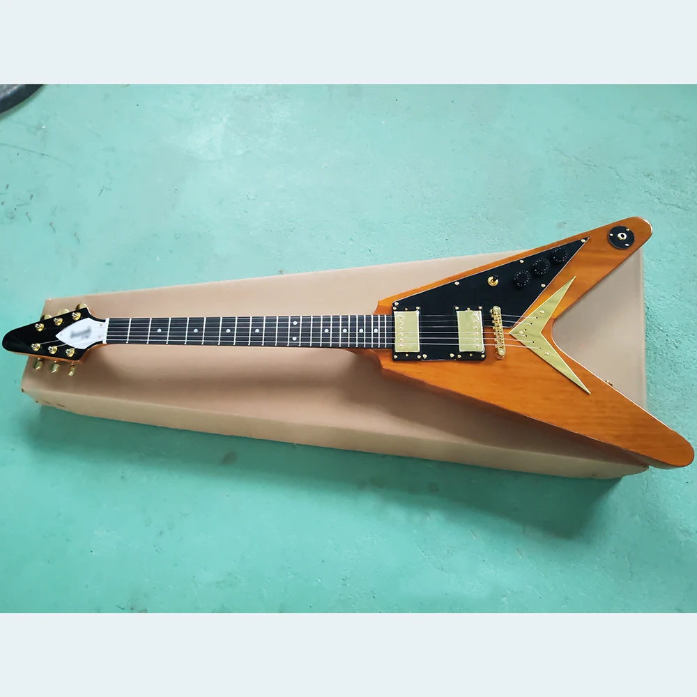 

Flying V Shaped Electric Guitar Support a Variety of Color Customization
