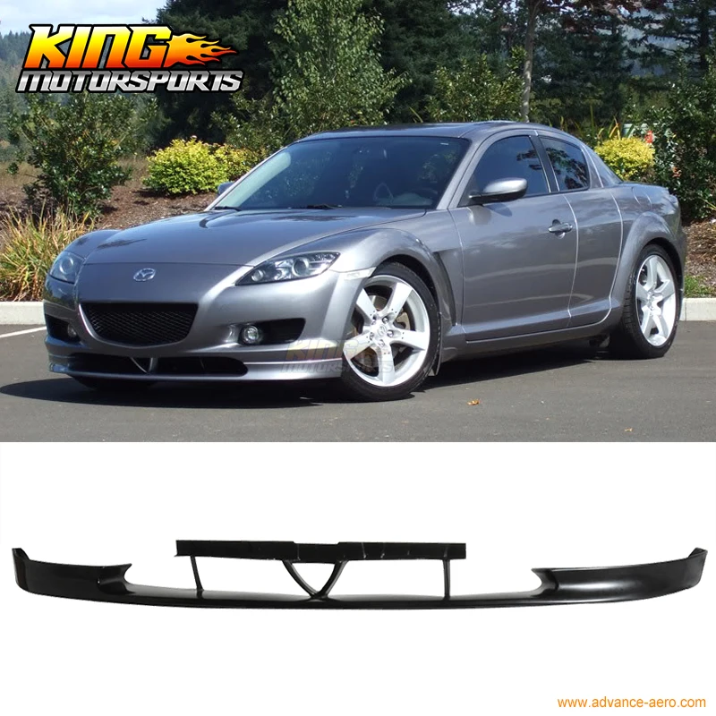 Подходит для 04-07 MAZDA RX8 OE стиль передний бампер спойлер Боди Комплект JDM PU |
