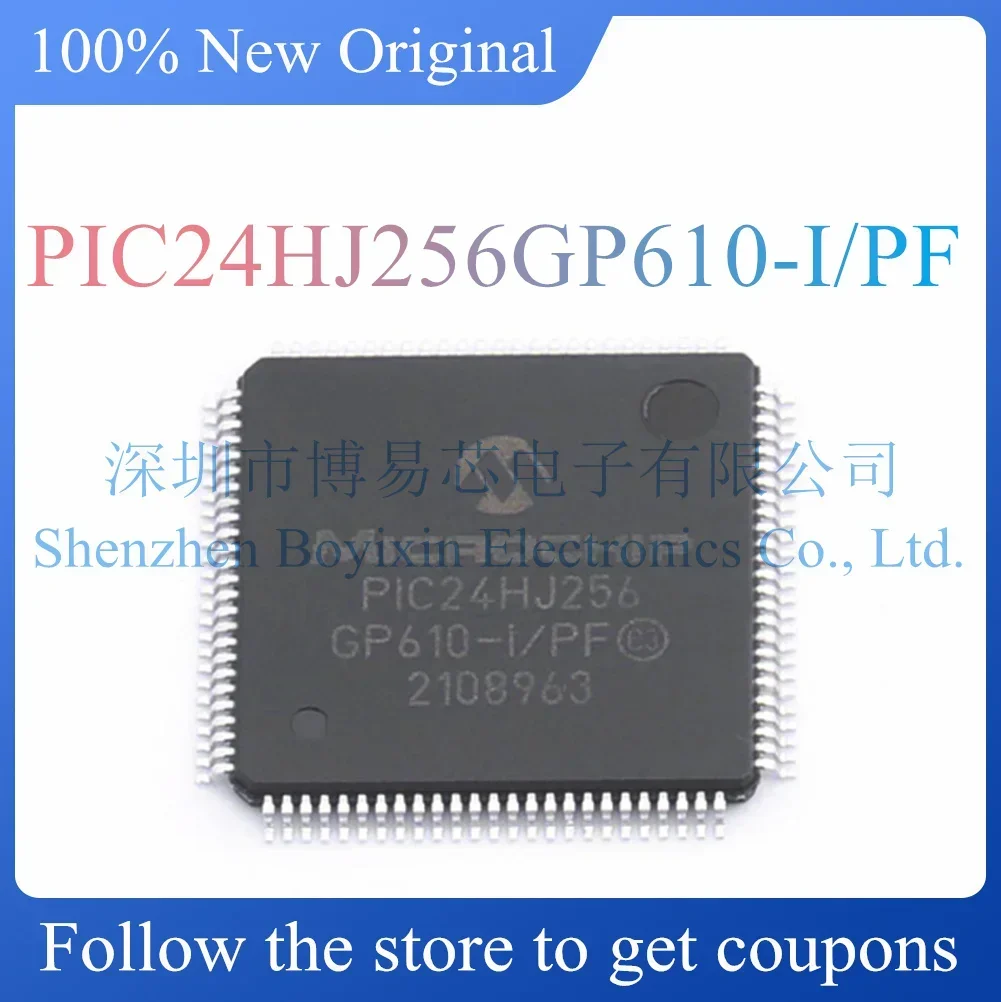 НОВЫЙ PIC24HJ256GP610-I/PF.Оригинальный продукт.TQFP-100
