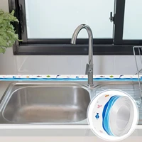 1.5 Meters Cartoon Small Fish Bathroom Sink Bath Sealing Strip Mould Proof Tape PVC Self adhesive Waterproof Wall Sticker
