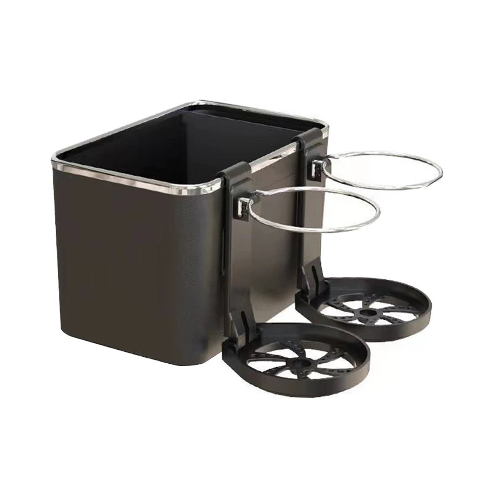 

Многофункциональная автомобильная коробка для хранения салфеток, семейный держатель для напитков, складной ящик-органайзер, автомобильны...