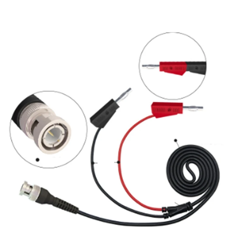 P1009 BNC-двойной 4 мм Штабелируемый испытательный провод с банановым штекером