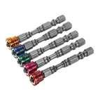 Магнитные биты для отверток Phillips S2 из сплава PH2 с одной головкой, Нескользящие, 14 дюйма, шестигранный хвостовик, инструменты для электрической отвертки из гипсокартона, 5 шт.