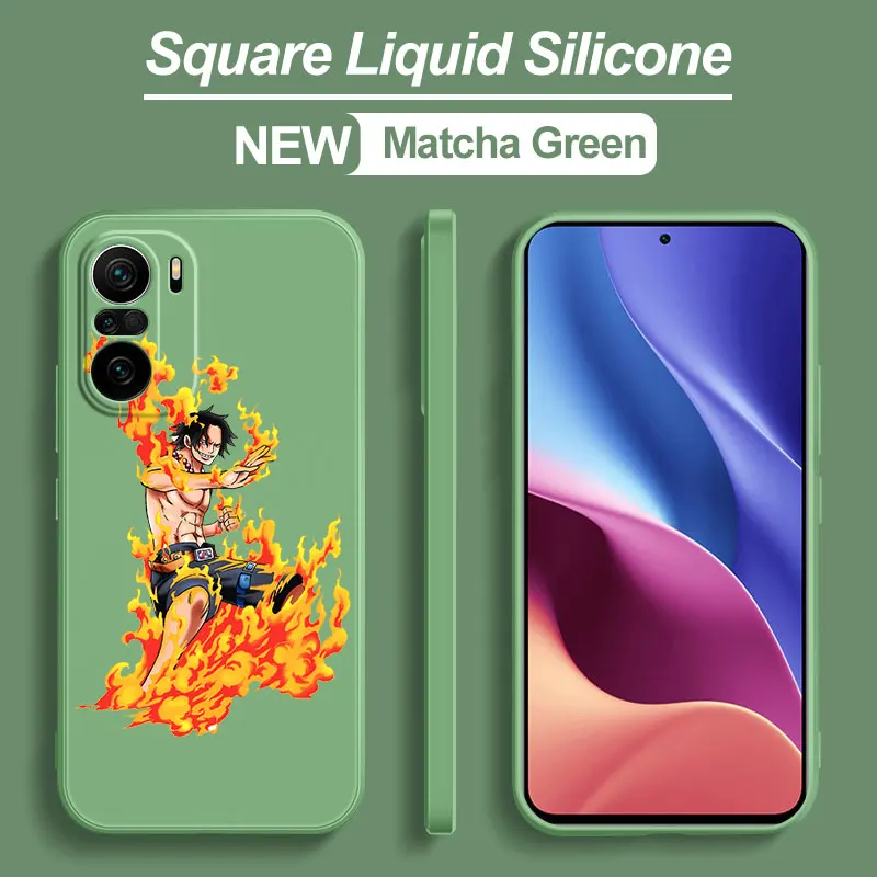 Portgas D. Ace One Piece Case For Xiaomi 12T 13 11 Lite NE 12X 12S 11T Pro 5G 11i Redmi 12C 11A A2 A1 Plus 10A 10C 9A 9T 9C