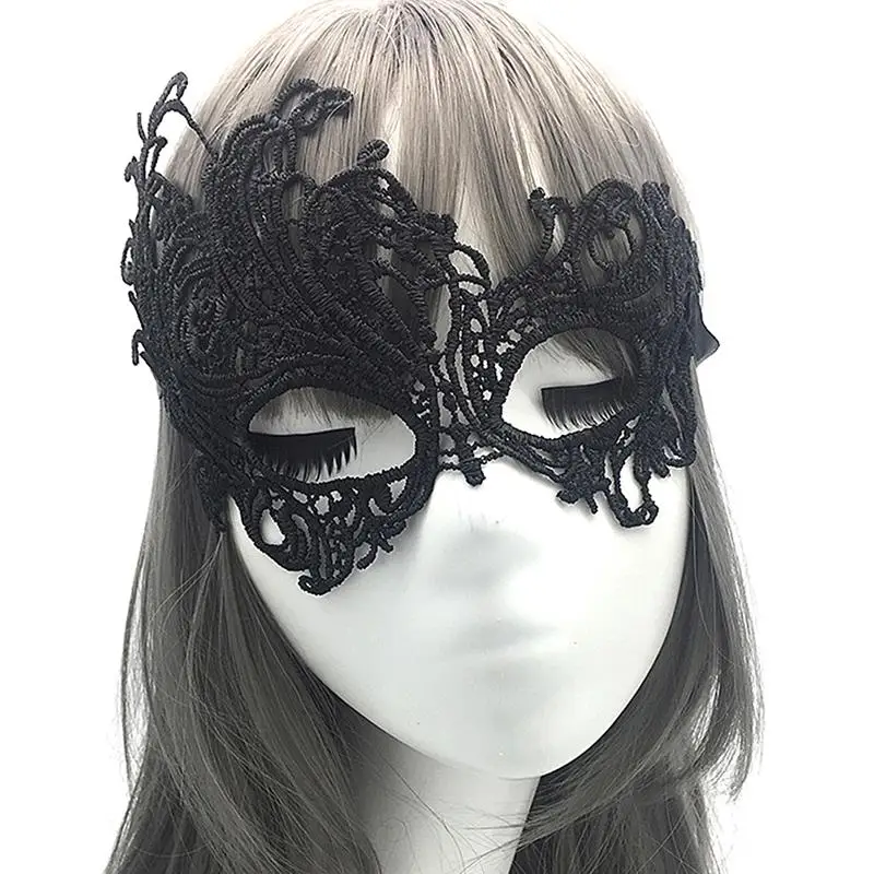 

Lace Eye Mask Ladies Lace Floral Mask Fabric Masquerade Fancy Party Event Designer Mask Cosplay Girls Party Decoration
