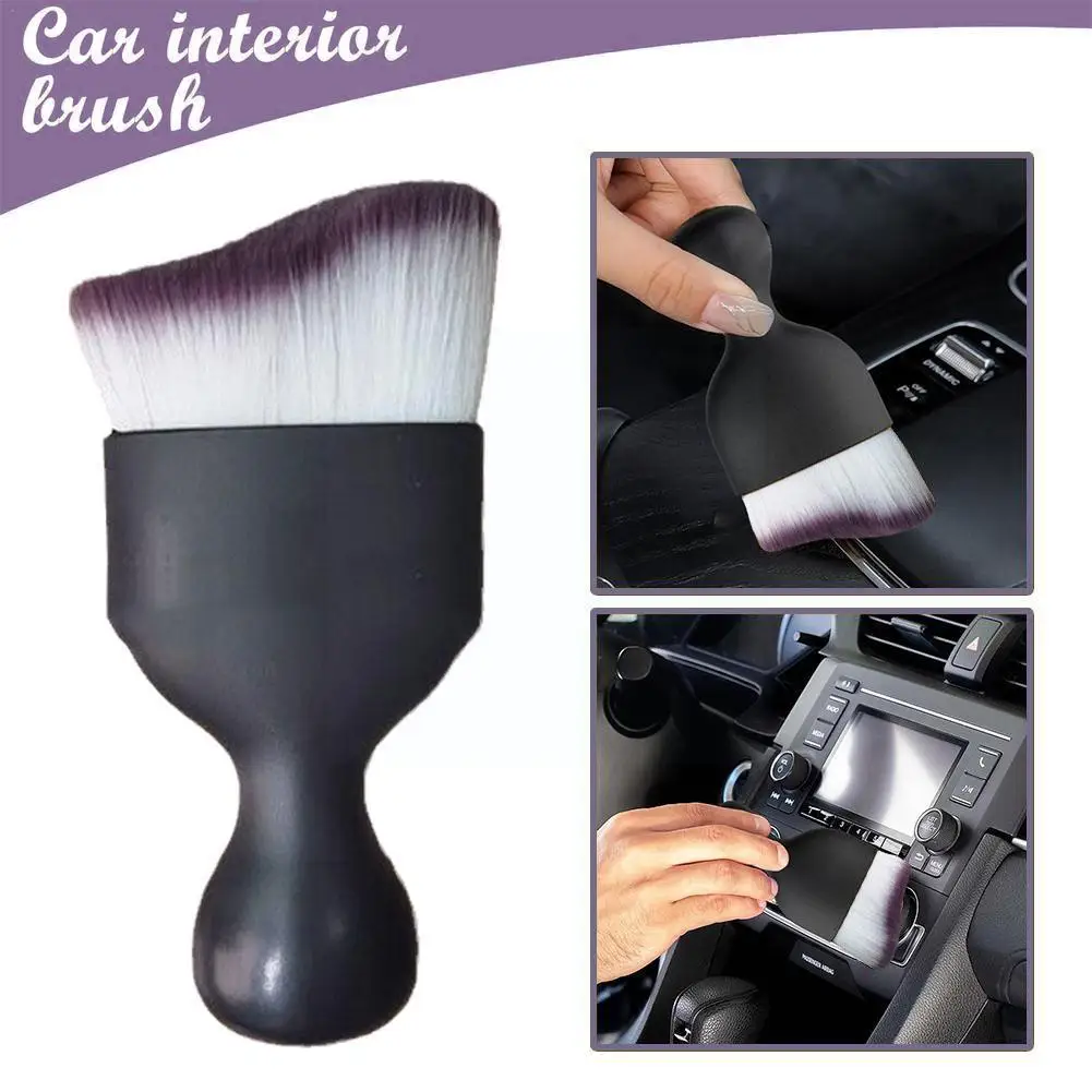 

Car Interior Cleaning Soft Brush Dashboard Air Outlet Removal Dust Auto Clean Maintenance Tools Office Gap Detailing Home T3R3