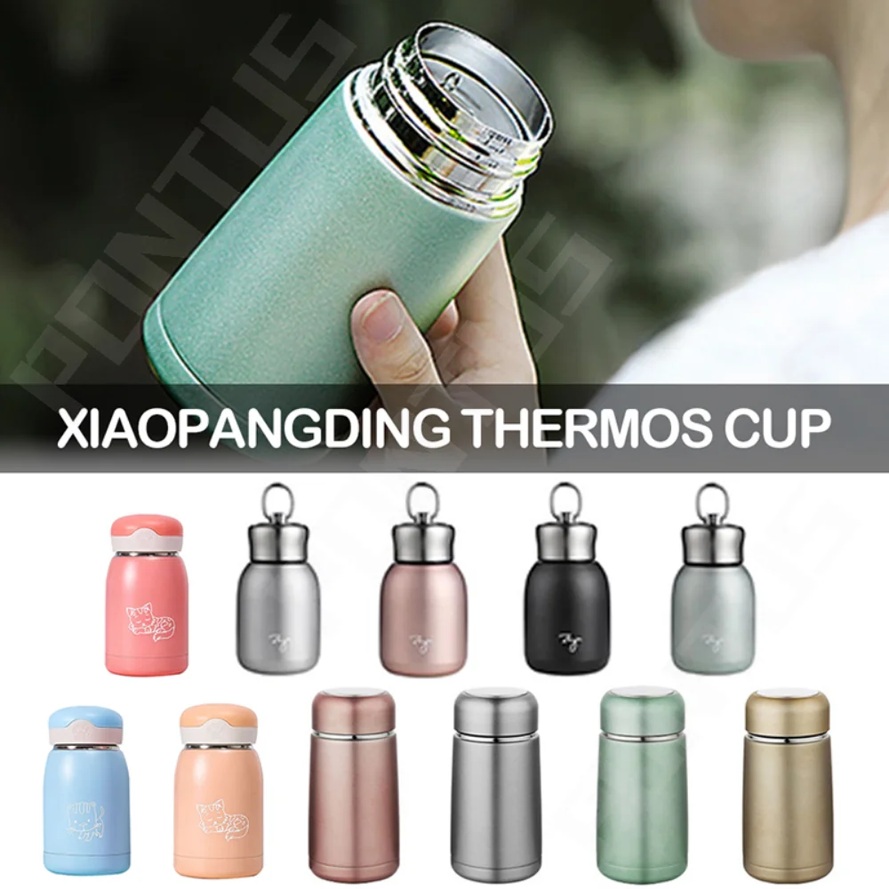 

Thermal Mug Coffee Stainless Steel Water Bottle Mini Cute Travel Drink Vacuum Insulated Bottle Portable Flask Thermoses Cups