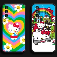 hello kitty 2022 phone cases for xiaomi redmi note 10 10 pro 10s redmi note 10 5g funda back cover soft tpu coque