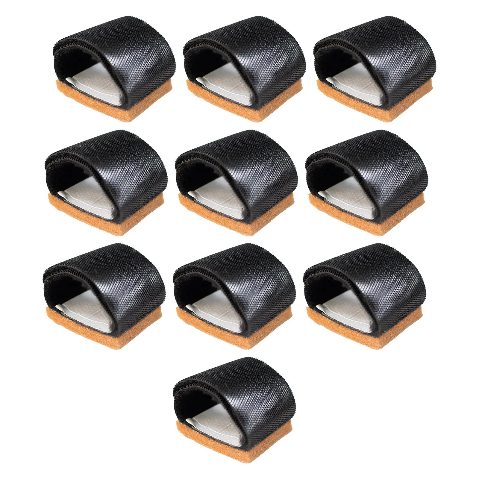 

10Pcs Rocking Chair Foot Pad Reduce Noise Chair Foot Tubing Caps Cover Felt Furniture Pad for Patio Office Shop Equipment