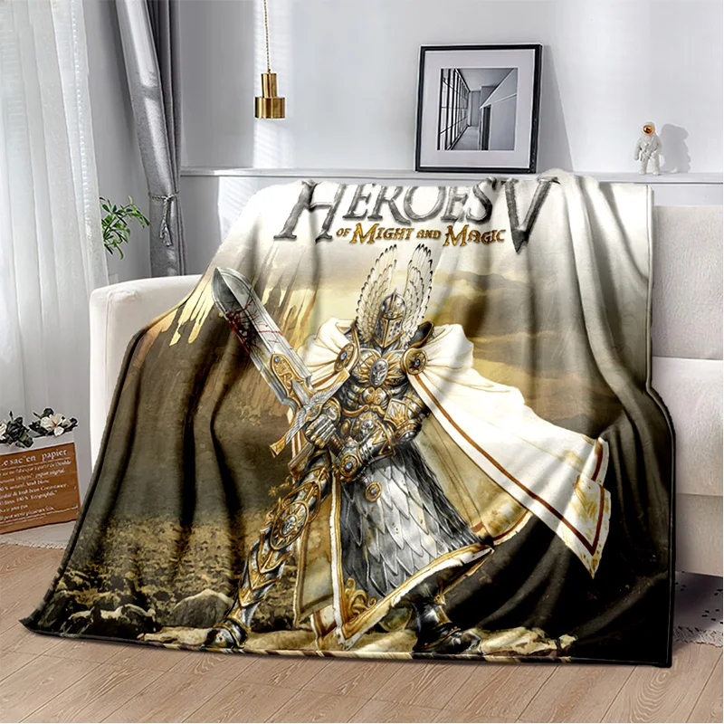 

3D Heroes of Might and Magic Retro Game Soft Plush Blanket,Flannel Blanket Throw Blanket for Living Room Bedroom Bed Sofa Picnic