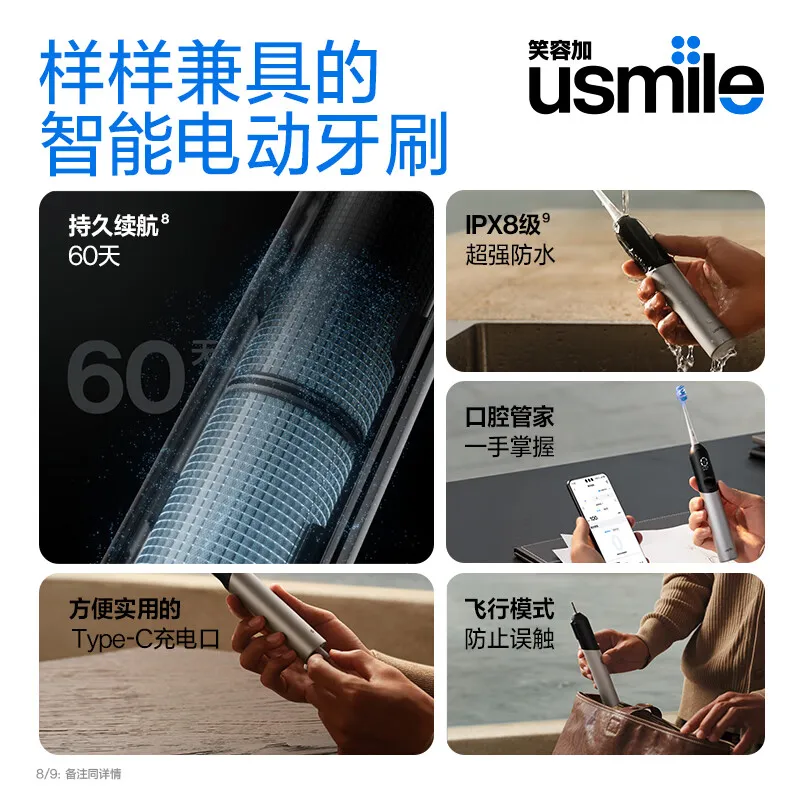 Электрическая зубная щетка Huawei Smart Selection usmile U7 Pro Умная