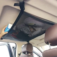 car trunk cargo net mesh drive organizer ceiling storage net pocket roof interior bag auto universal multifunction