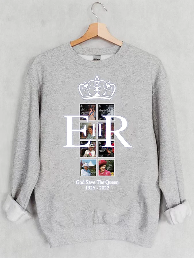 

Queen Elizabeth Stamp Commemorative Sweatshirt