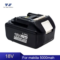 ts 100 original makita 18v 5ah rechargeable power tools battery with led li ion replacement lxt bl1860b bl1860 bl1850 bl 1830